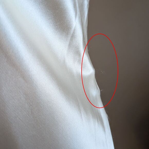 NWT Roberta White Gown Slinky Prom Dress Maxi Formal Bejeweled Size 5/6 - Picture 7 of 16